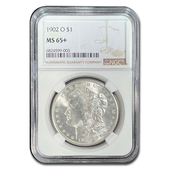 1902-O Morgan Dollar MS-65+ NGC 1902-O Morgan Dollar MS-65+ NGC