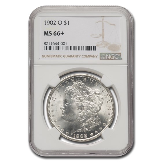 1902-O Morgan Dollar MS-66+ NGC 1902-O Morgan Dollar MS-66+ NGC