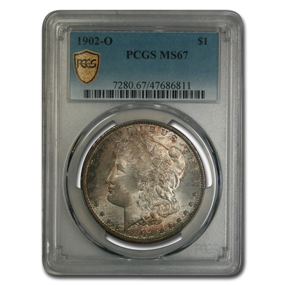 1902-O Morgan Dollar MS-67 PCGS 1902-O Morgan Dollar MS-67 PCGS