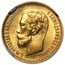 1902 Russia Gold 5 Roubles Nicholas II MS-65 NGC