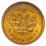 1902 Russia Gold 5 Roubles Nicholas II MS-66 NGC