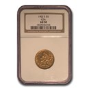 1902-S $5 Liberty Gold Half Eagle AU-50 NGC (GSA)