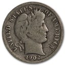 1902-S Barber Dime VG