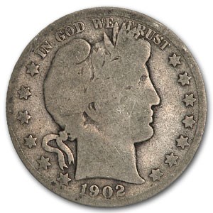 1902-S Barber Half Dollar AG 1902-S Barber Half Dollar AG