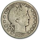 1902-S Barber Half Dollar Good