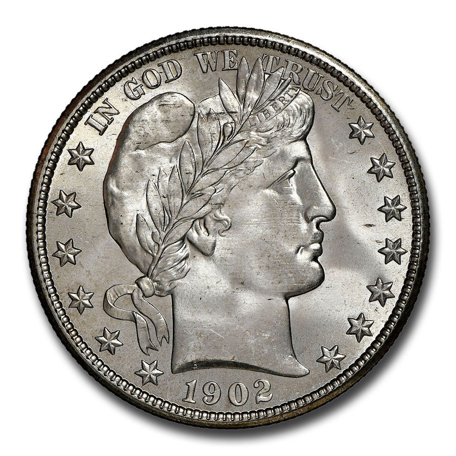1902 S Barber Half Dollar Value - APMEX