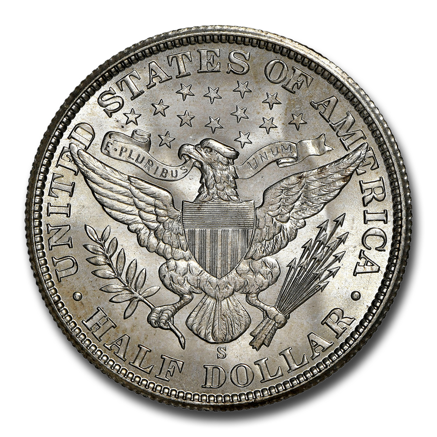 1902 S Barber Half Dollar Value - APMEX