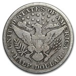 1902-S Barber Half Dollar VG