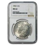 1902-S Morgan Dollar MS-62 NGC