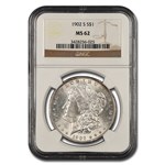 1902-S Morgan Dollar MS-62 NGC