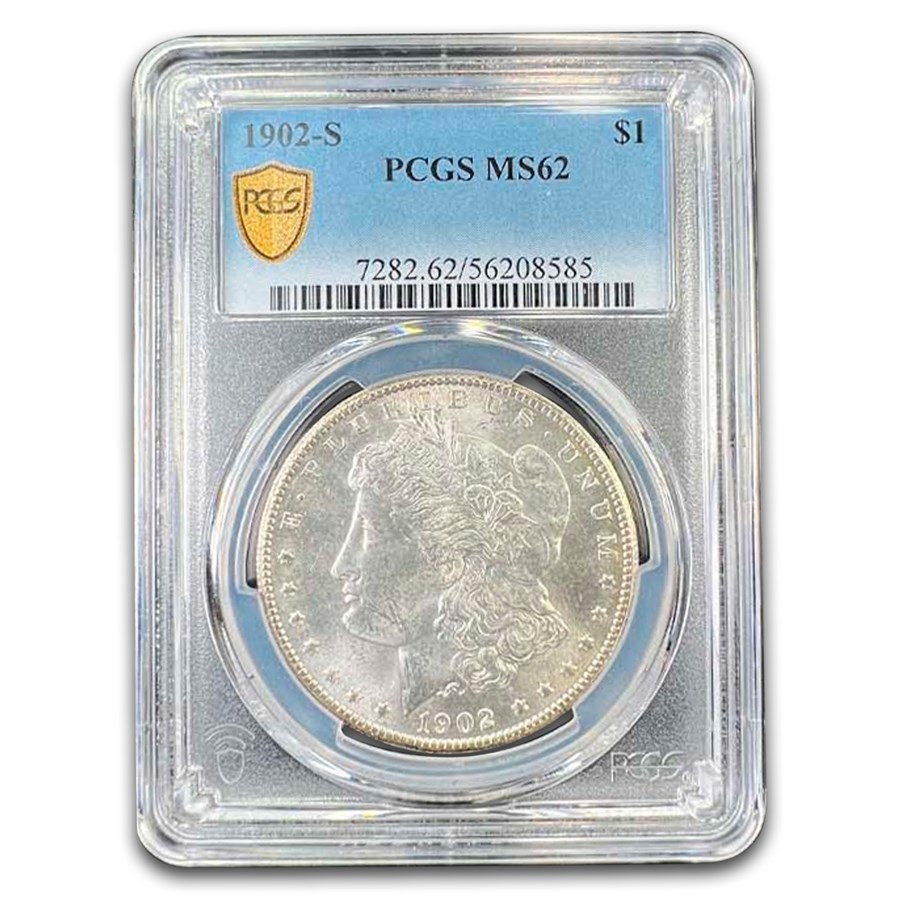 1902-S Morgan Dollar MS-62 PCGS