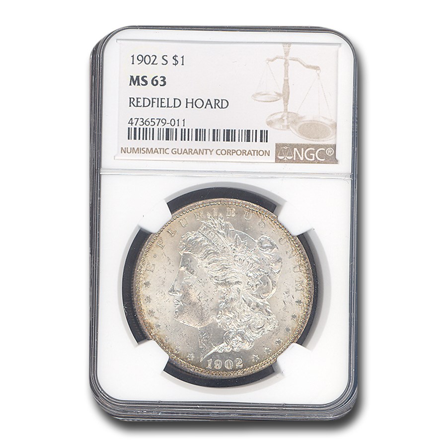 Buy 1902-S Morgan Dollar MS-63 NGC (Redfield Hoard) | APMEX