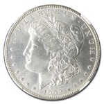 1902-S Morgan Dollar MS-64 NGC