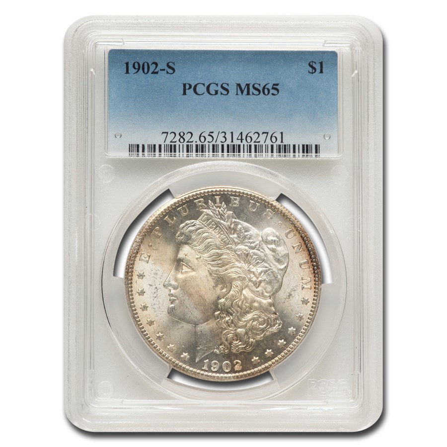 1902-S Morgan Dollar MS-65 PCGS