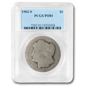 1902-S Morgan Dollar Poor-1 PCGS (Low Ball Registry) 1902-S Morgan Dollar Poor-1 PCGS (Low Ball Registry)