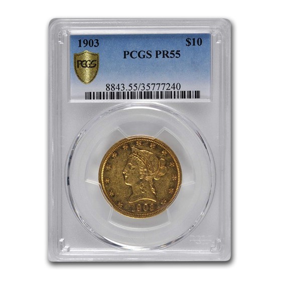 1903 $10 Liberty Gold Eagle PR-55 PCGS 1903 $10 Liberty Gold Eagle PR-55 PCGS