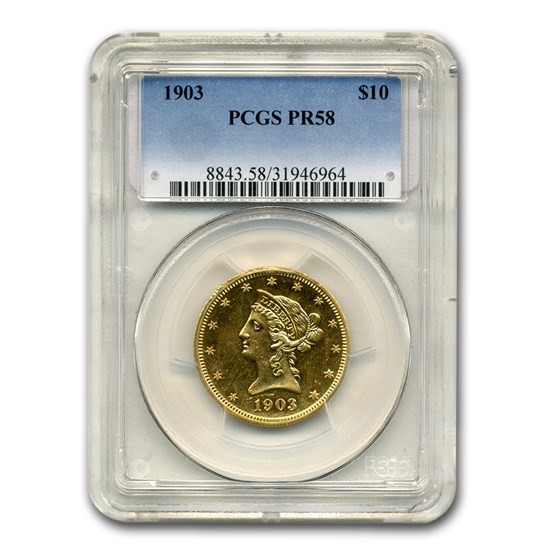 1903 $10 Liberty Gold Eagle PR-58 PCGS 1903 $10 Liberty Gold Eagle PR-58 PCGS