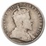 1903-1904 Newfoundland Silver 10 Cents Edward VII Avg Circ