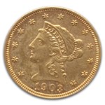 1903 $2.50 Liberty Gold Quarter Eagle MS-62 PCGS