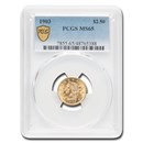 1903 $2.50 Liberty Gold Quarter Eagle MS-65 PCGS 1903 $2.50 Liberty Gold Quarter Eagle MS-65 PCGS