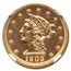 1903 $2.50 Liberty Gold Quarter Eagle PF-64 NGC