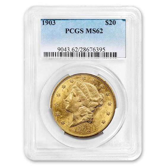 1903 $20 Liberty Gold Double Eagle MS-62 PCGS 1903 $20 Liberty Gold Double Eagle MS-62 PCGS