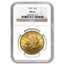 1903 $20 Liberty Gold Double Eagle MS-63 NGC