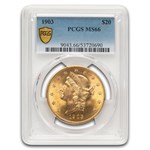 1903 $20 Liberty Gold Double Eagle MS-66 PCGS