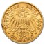 1903-A Germany Gold 20 Marks Prussia Wilhelm II BU