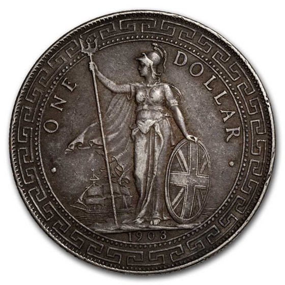1903-B Great Britain Silver Trade Dollar XF 1903-B Great Britain Silver Trade Dollar XF