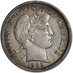 1903 Barber Dime AU (Details) 1903 Barber Dime AU (Details)
