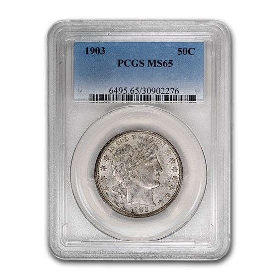 1903 Barber Half Dollar MS-65 PCGS 1903 Barber Half Dollar MS-65 PCGS