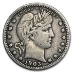 1903 Barber Quarter Fine