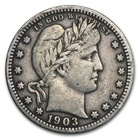 1903 Barber Quarter Fine 1903 Barber Quarter Fine