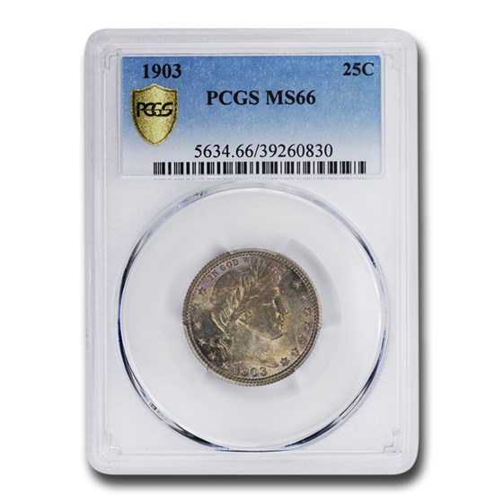1903 Barber Quarter MS-66 PCGS 1903 Barber Quarter MS-66 PCGS