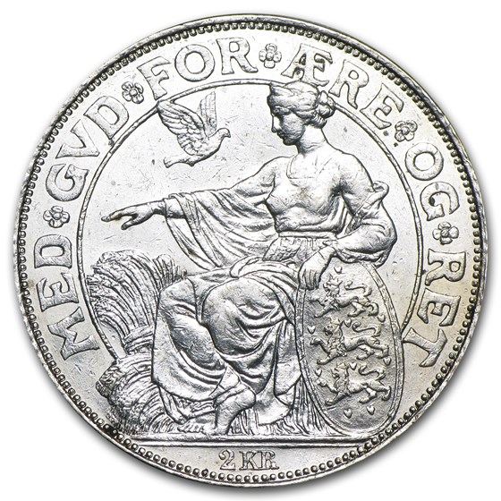1903 Denmark Silver 2 Kroner EF+ 1903 Denmark Silver 2 Kroner EF+