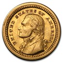 1903 Gold $1.00 Louisiana Purchase Jefferson AU