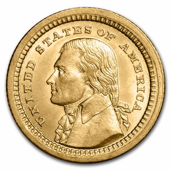 1903 Gold $1.00 Louisiana Purchase Jefferson BU 1903 Gold $1.00 Louisiana Purchase Jefferson BU