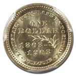 1903 Gold $1.00 Louisiana Purchase Jefferson MS-63 PCGS