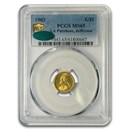 1903 Gold $1.00 Louisiana Purchase Jefferson MS-65 PCGS CAC