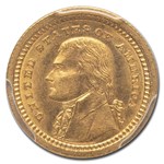 1903 Gold $1.00 Louisiana Purchase Jefferson MS-65 PCGS