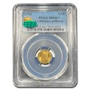 1903 Gold $1.00 Louisiana Purchase Jefferson MS-66+ PCGS CAC