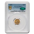 1903 Gold $1.00 Louisiana Purchase Jefferson MS-67+ PCGS CAC 1903 Gold $1.00 Louisiana Purchase Jefferson MS-67+ PCGS CAC