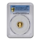 1903 Gold $1.00 Louisiana Purchase Jefferson PR-67 Cameo PCGS