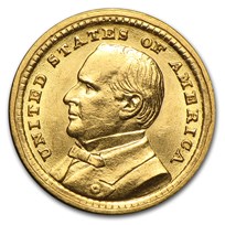 1903 Gold $1.00 Louisiana Purchase McKinley BU