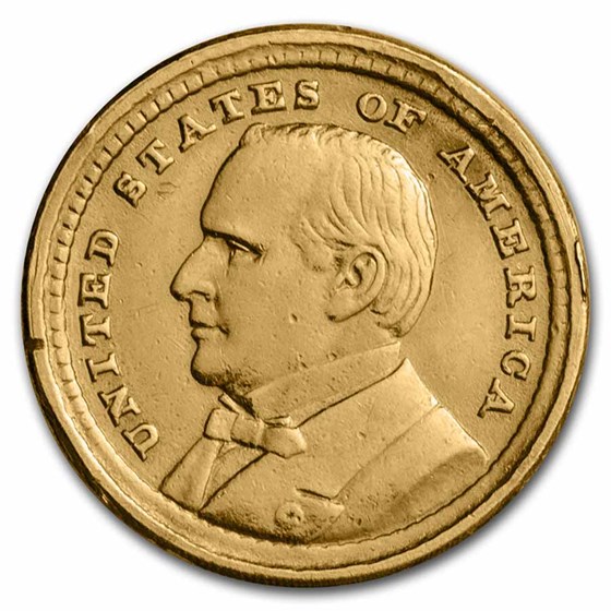 1903 Gold $1.00 Louisiana Purchase McKinley (Cleaned) 1903 Gold $1.00 Louisiana Purchase McKinley (Cleaned)