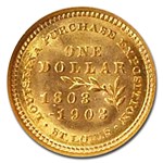 1903 Gold $1.00 Louisiana Purchase McKinley MS-64 NGC