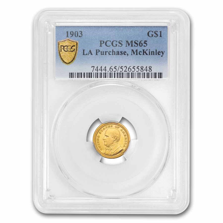 1903 Gold $1.00 Louisiana Purchase McKinley MS-65 PCGS