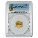 1903 Gold $1.00 Louisiana Purchase McKinley MS-65 PCGS 1903 Gold $1.00 Louisiana Purchase McKinley MS-65 PCGS