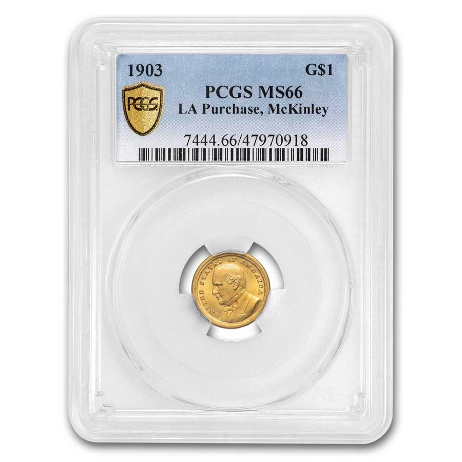1903 Gold $1.00 Louisiana Purchase McKinley MS-66 PCGS